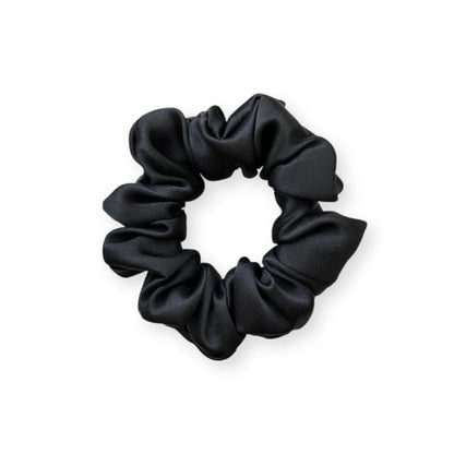 Petit chouchou en soie de mûrier Noir - Chic & Coquette