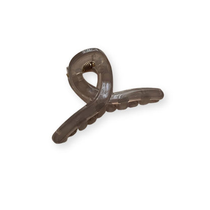 Mini pince à cheveux en acétate – Forme demi cravate chic, mignon Vert - Chic & Coquette