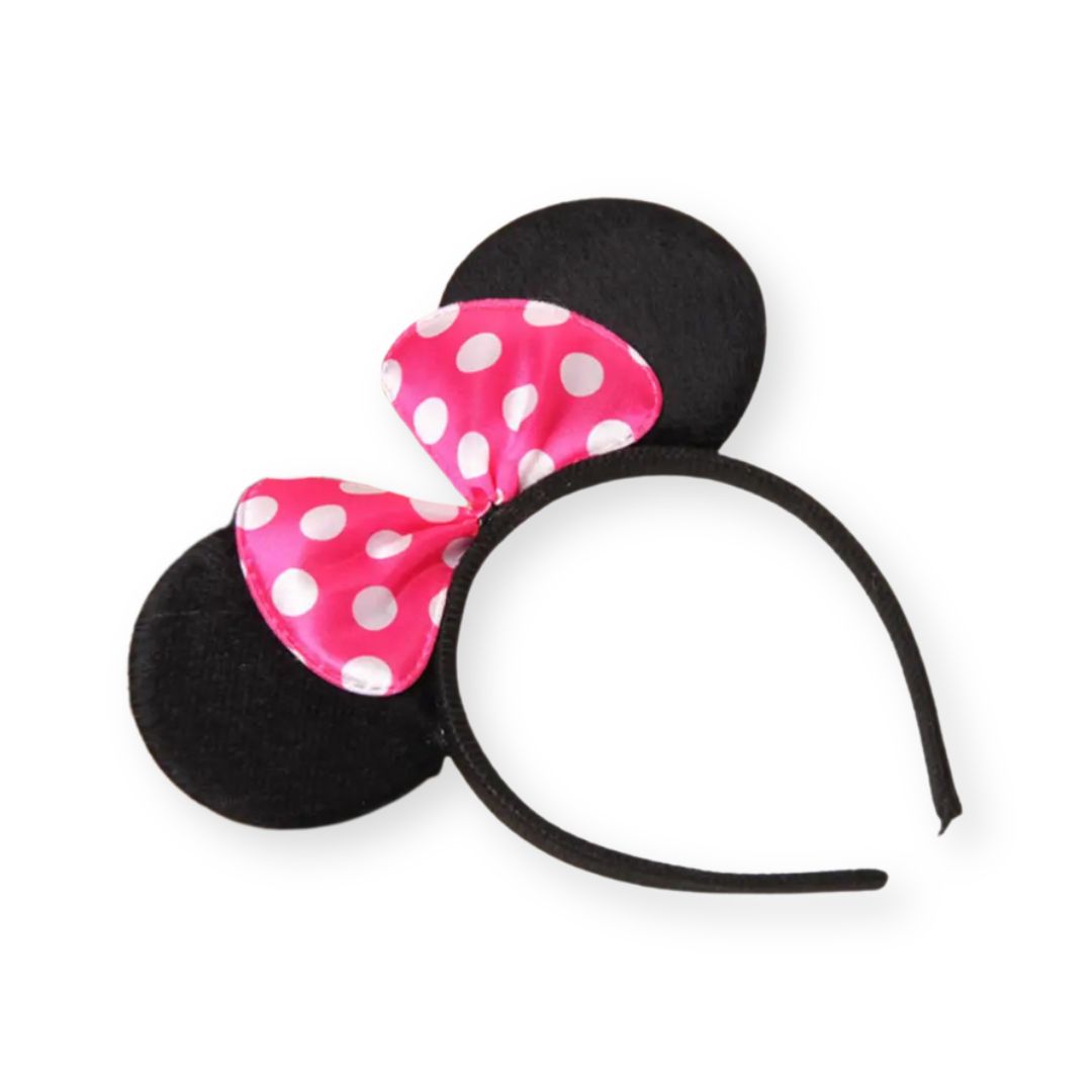 Serre-Tête Mickey & Minnie Mouse Rose bonbon - Chic & Coquette