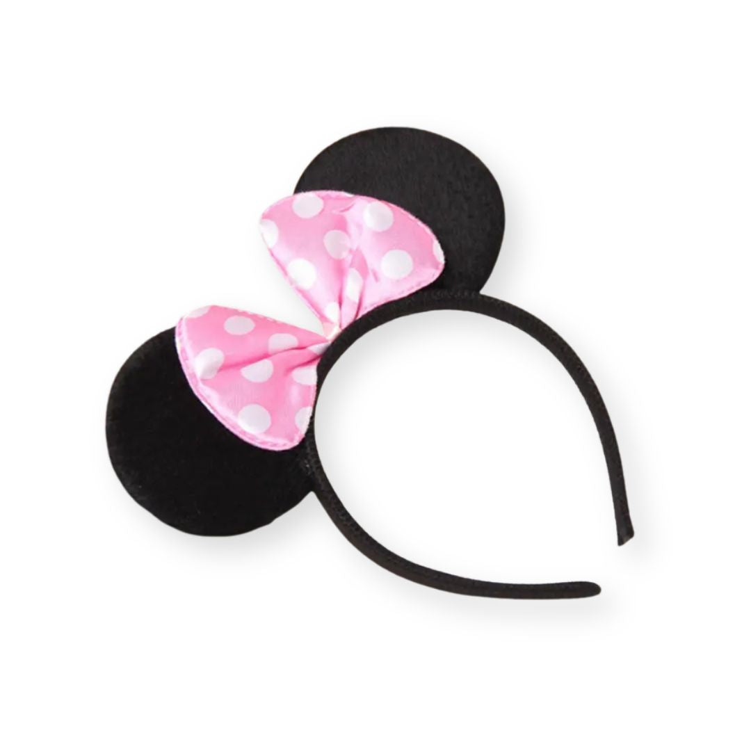 Serre-Tête Mickey & Minnie Mouse Rose - Chic & Coquette