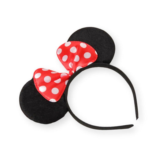 Serre-Tête Mickey & Minnie Mouse Rouge - Chic & Coquette