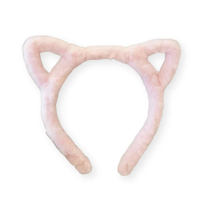 Serre Tête Oreilles de Chat en Peluche – Fourrure douce, confortable Rose - Chic & Coquette