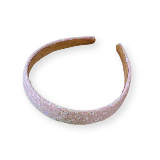 Serre Tête antidérapant à paillettes en sequin Rose - Chic & Coquette
